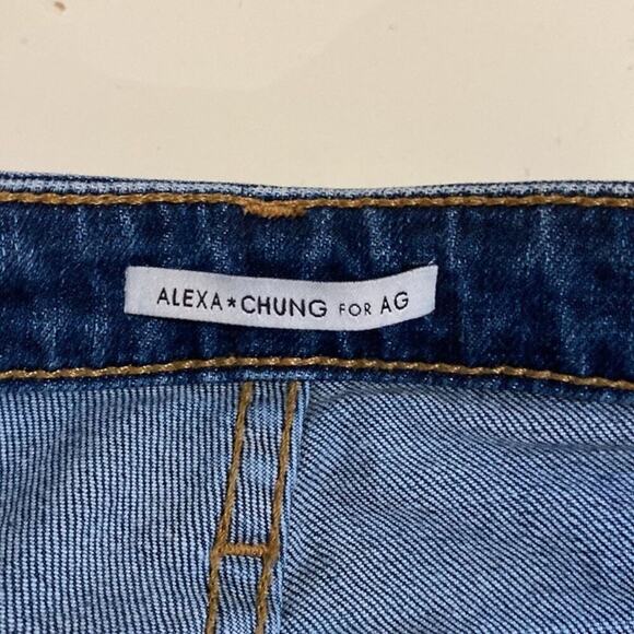 AG Adriano Goldschmied x Alexa Chung Jeans Skinny Medium Wash Blue Denim Size 27 - Picture 5 of 10